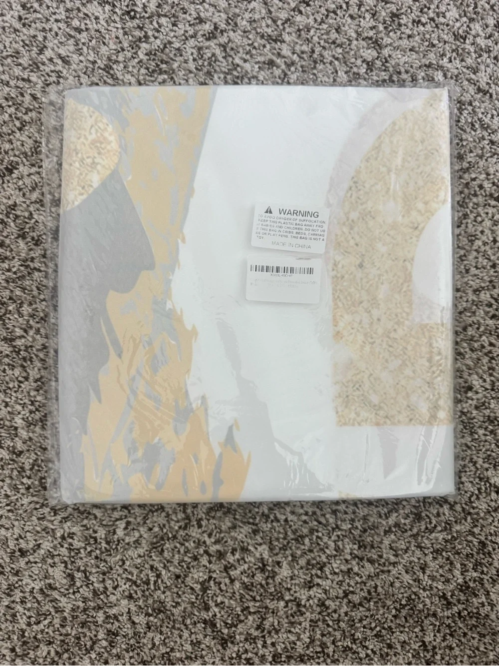 Photo Backdrop 7’x5’ Vinyl “Congrats Grad” Blue & Gold w/ glitter effects